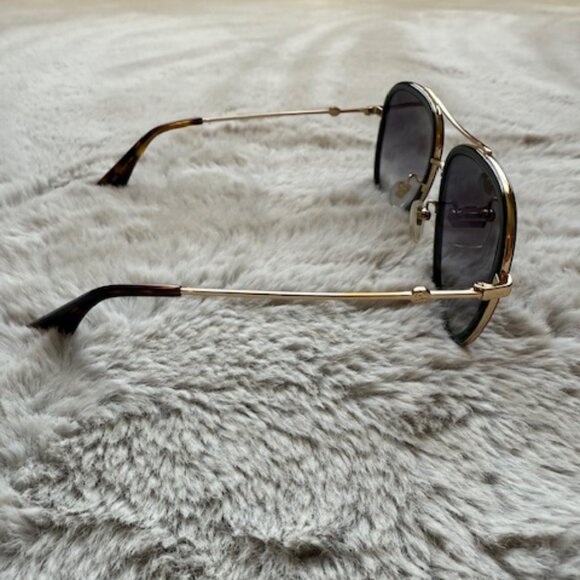 Gucci Urban Pilot Web Block Sunglasses - Picture 6 of 10